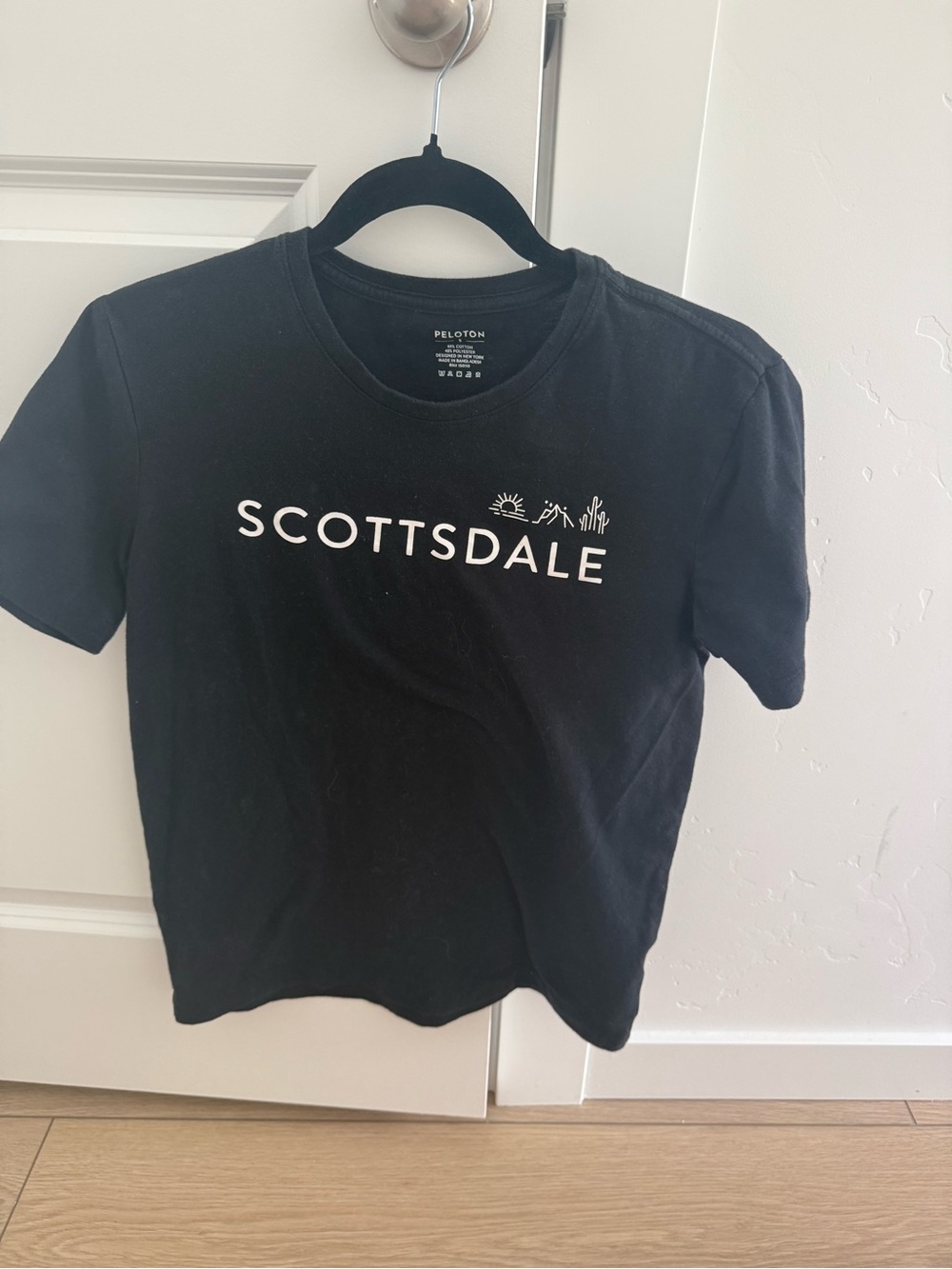 Peloton Scottsdale Black Graphic Tee